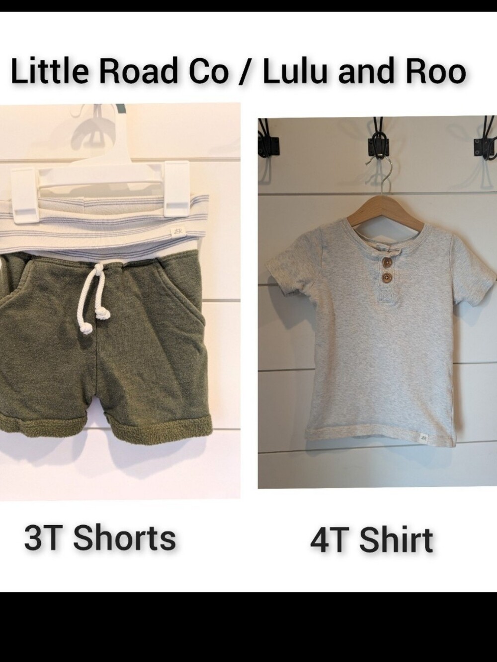 Little Road Co Shorts & Short Sleeve Bundle, 3-4T